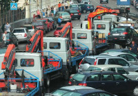 автомобиль заблокировали для выезда