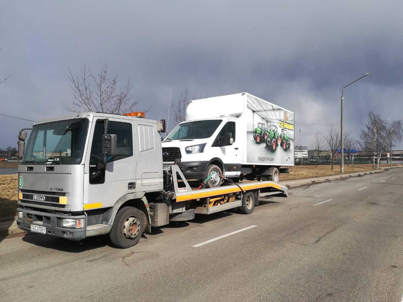Эвакуация грузового фургона