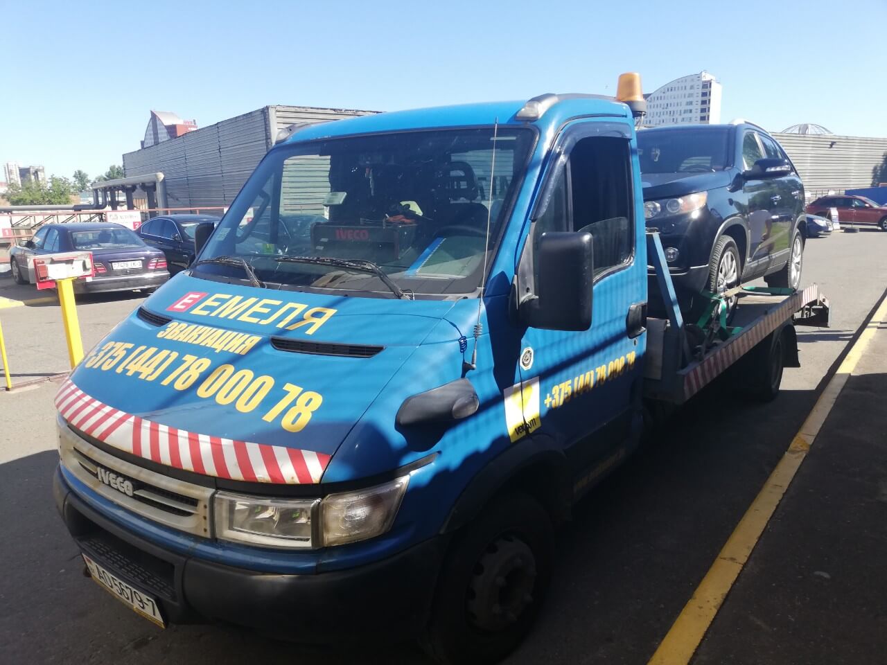 Эвакуатор в Минске для легкового авто